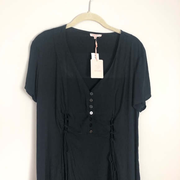 NWT Lottie Moss Pacsun lace up dress size small - Picture 4 of 5